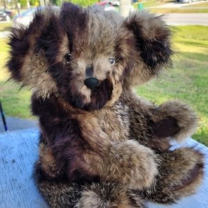 Real Mink Teddy Bear (Posable!)